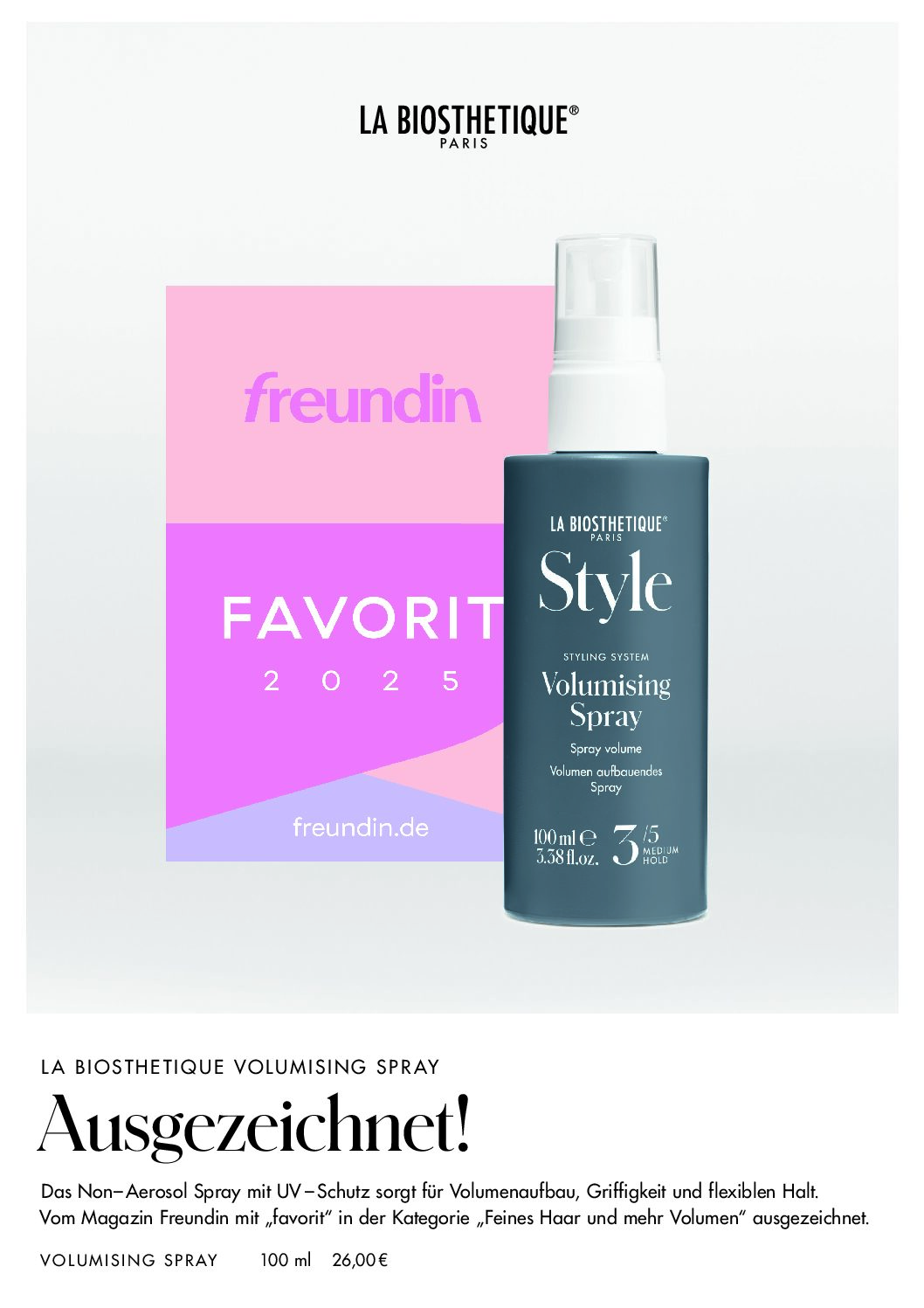 VOLUMISING SPRAY WIRD FREUNDIN FAVORIT